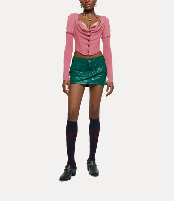 Vivienne Westwood Bea Corset Cardi in BUBBLEGUM